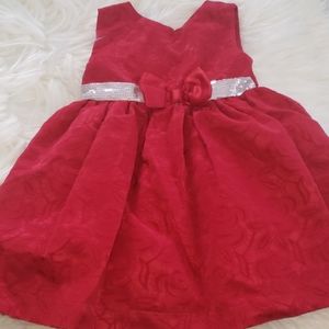 Baby girl red dress- size 12mths NWOT